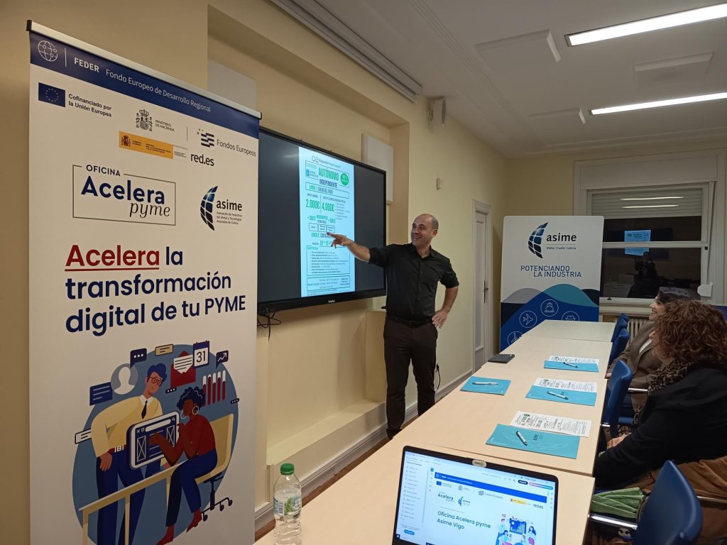 Jornada Ayudas y subvenciones 2026. Oficina Acelera Pyme Asime Vigo. Nicolás Rey